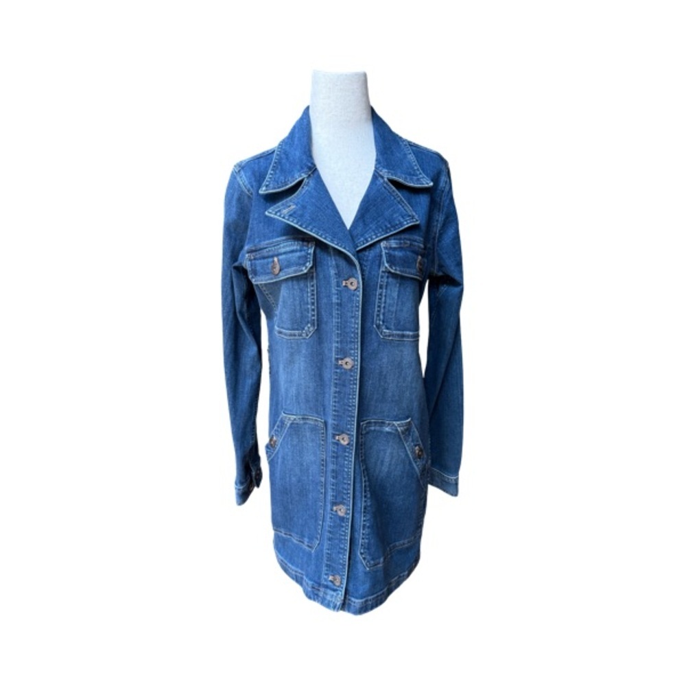 Duluth Trading Co Women’s Daily Denim Trench Size XS - Picture 1 of 12